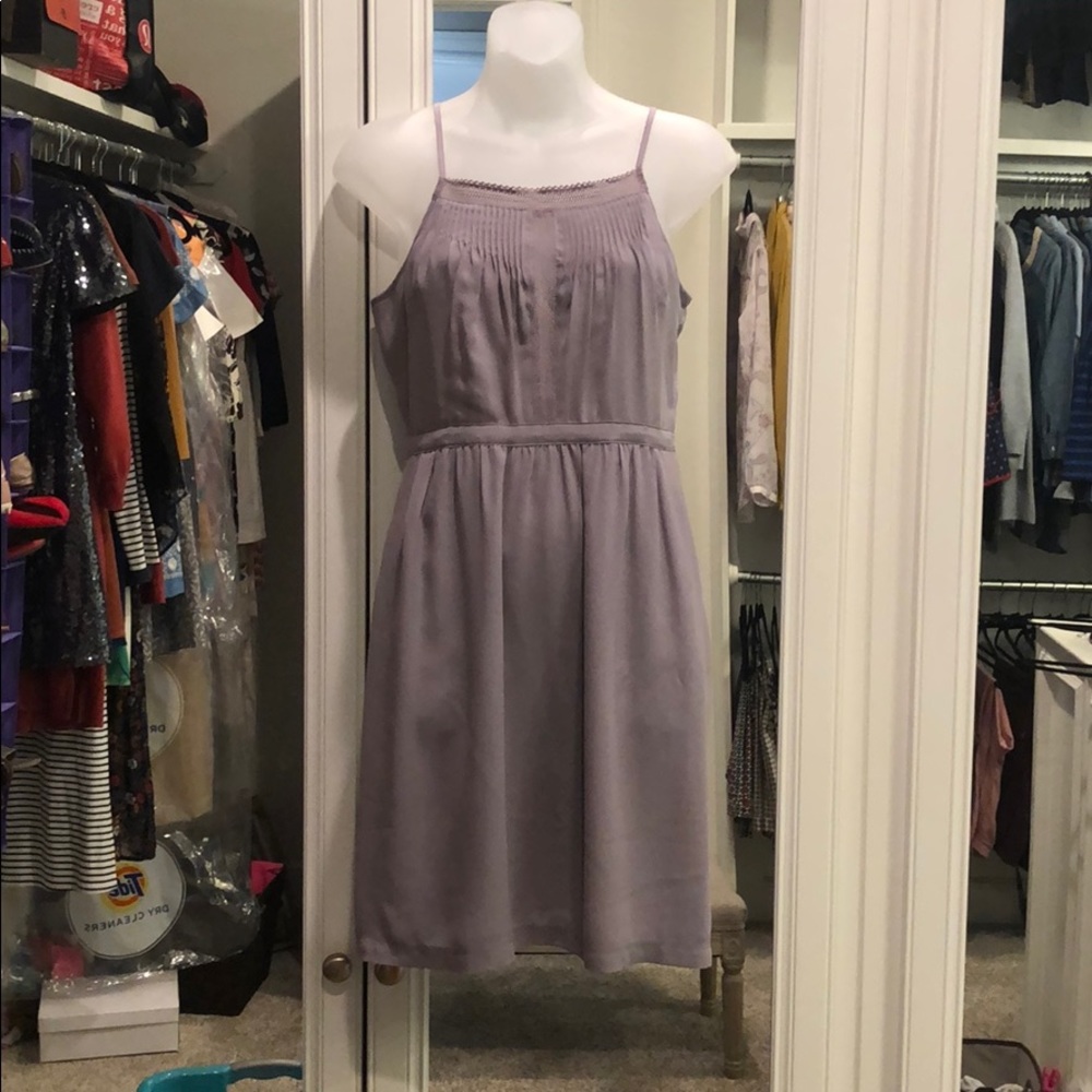 Madewell lilac slip dress